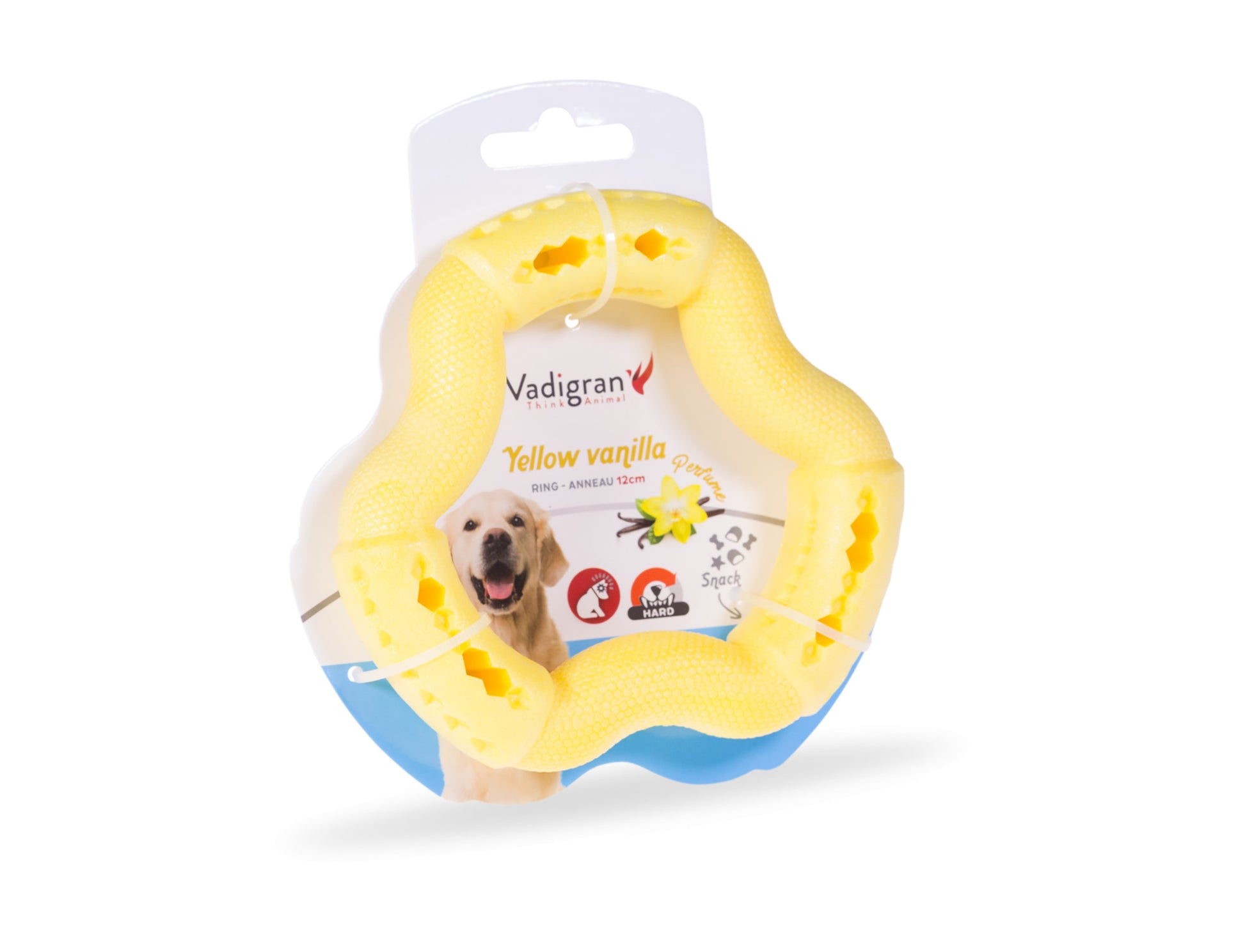 Anneau TPR vanille 12cm - HAPPY ZOO SHOP