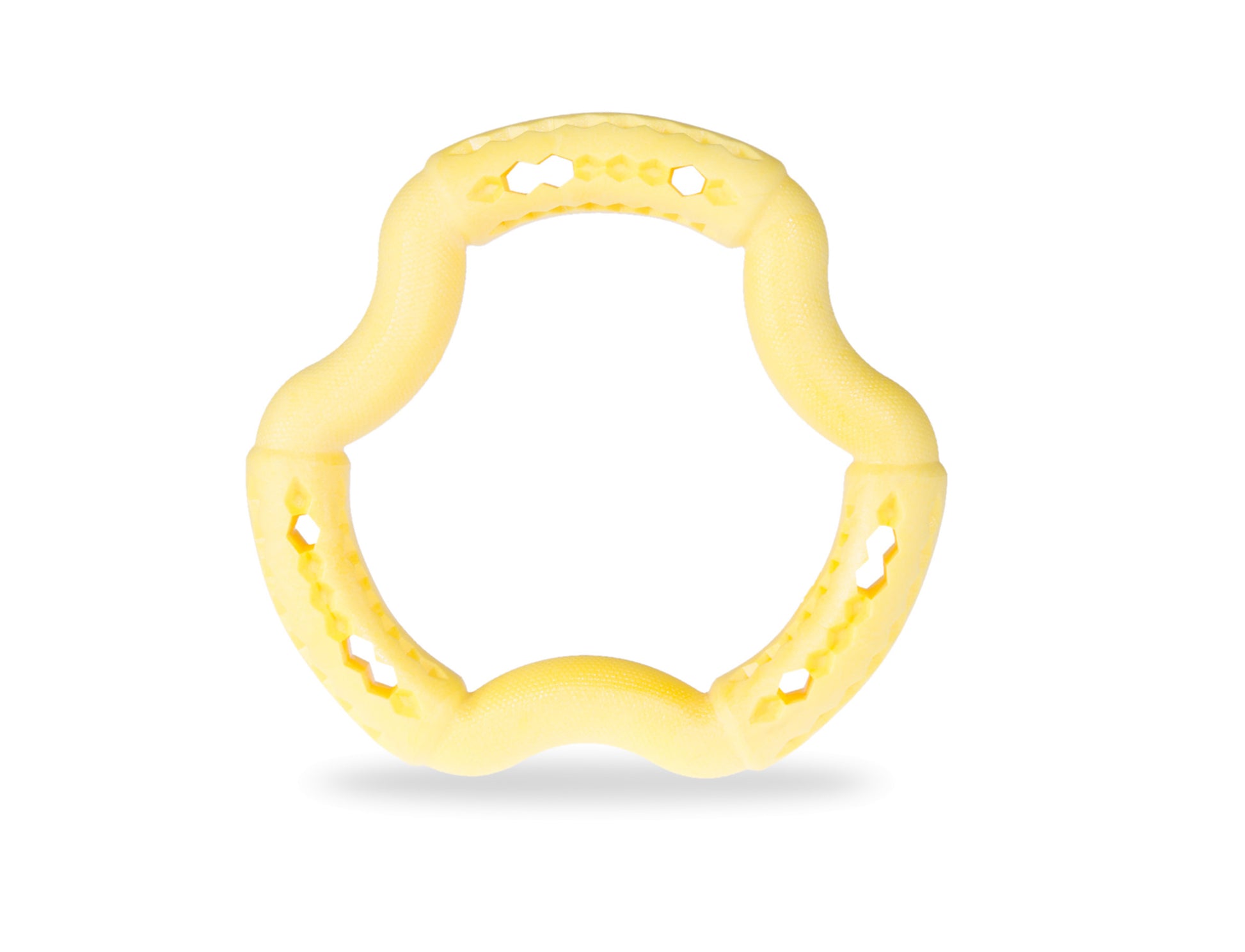 Anneau TPR vanille 21cm - HAPPY ZOO SHOP