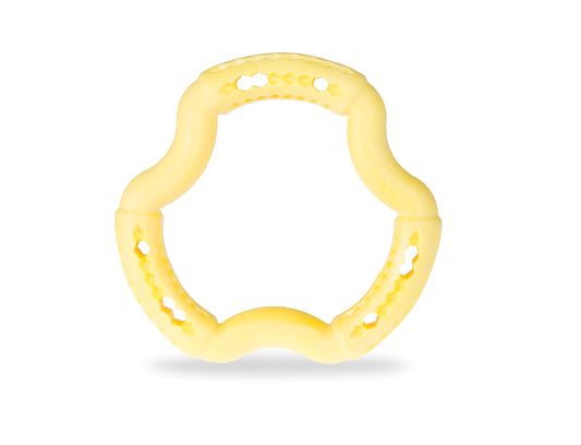 Anneau TPR vanille 21cm - HAPPY ZOO SHOP