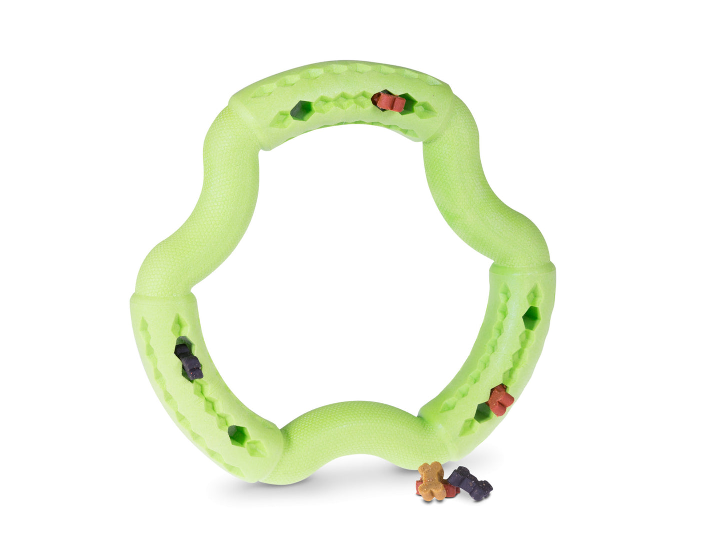 Anneau TPR pomme 21cm - HAPPY ZOO SHOP