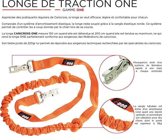 Longe canicross one - HAPPY ZOO SHOP