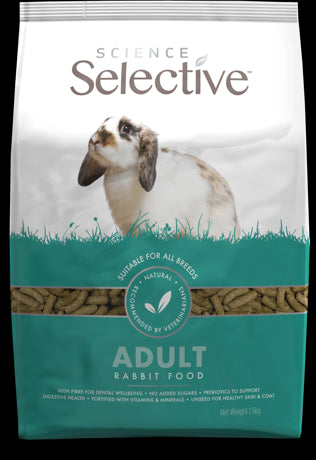 Sciences selective lapin adulte - HAPPY ZOO SHOP