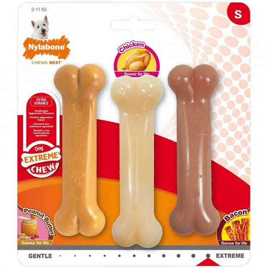 Pack de 3 Os Nylabone - HAPPY ZOO SHOP